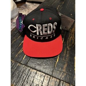 VINTAGE 90'S DREW PEARSON SNAPBACK HAT ERROR HAT "CHICAGO REDS" Clutch Player